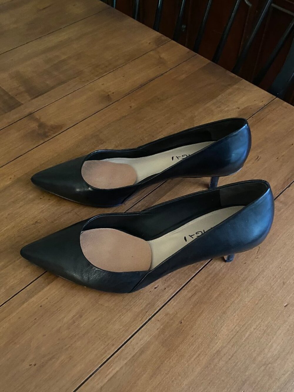 Via Spiga Black leather Heels Size 8.5 - Picture 6 of 11